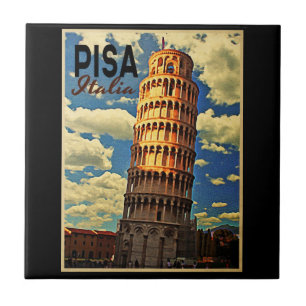 Tower Of Pisa ltaly Tile