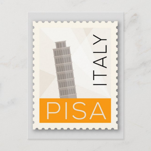 Tower of Pisa Postcard (Front)