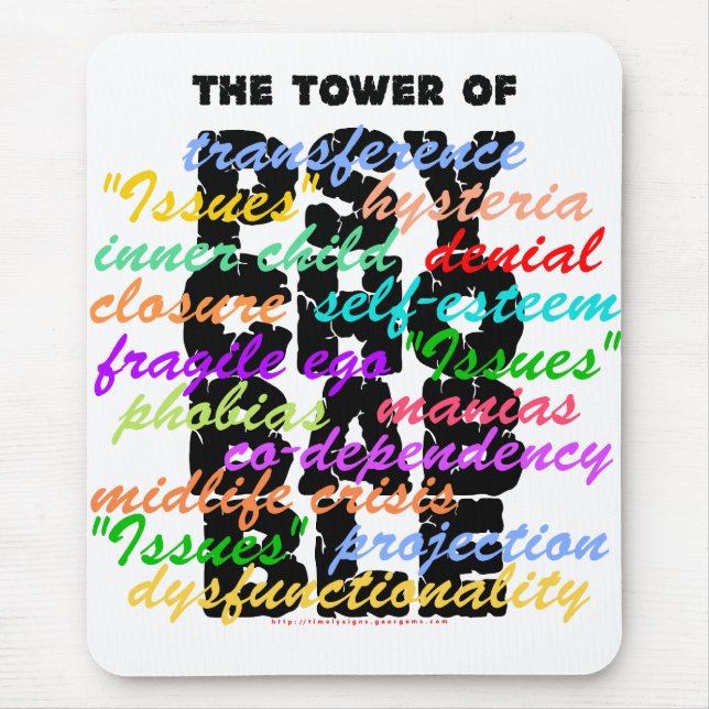 Tower of Psychobabble Mouse Pad (Front)