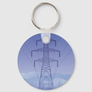 Tower Power Line Keychain