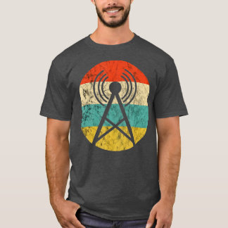 Tower Signal Ham Radio Vintage Retro Ham Radio Ope T-Shirt