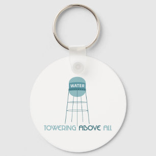 Towering Above All Keychain