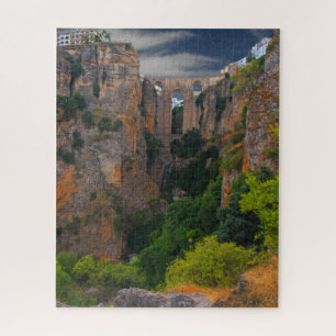 Towering From Above - Ronda, Spain Jigsaw Puzzle