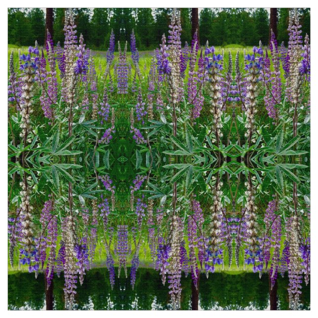 Towering Lupines Fabric (Swatch)