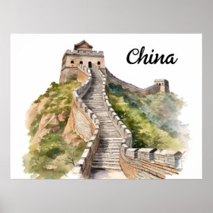 Towering Triumph: The Great Wall's Endless Legacy Poster
