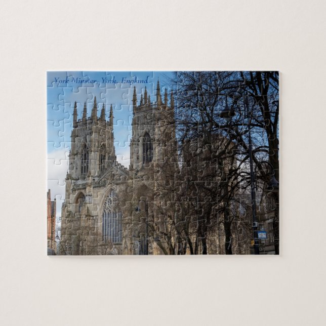 Towers of York Minster, England, Jigsaw Puzzle (Horizontal)