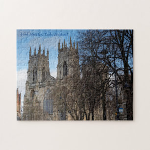Towers of York Minster, England, Jigsaw Puzzle