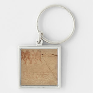 Towing a boat, from the Mastaba of Mereruka Keychain