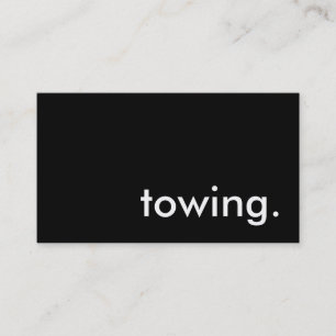 towing. business card