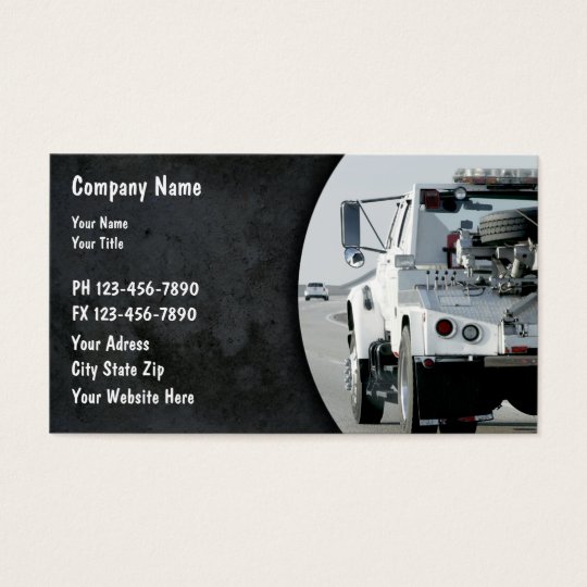 Towing Business Cards