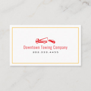 Towing Company Business Card