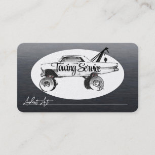 Towing Template Mighty, 3.5" x 2.5"   Business Car Business Card
