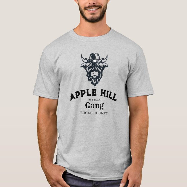 Town Gang,Best Friend,Western,Fun Cow Marshall T-Shirt (Front)