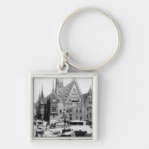 Town Hall, Breslau  Poland, c.1910 Keychain
