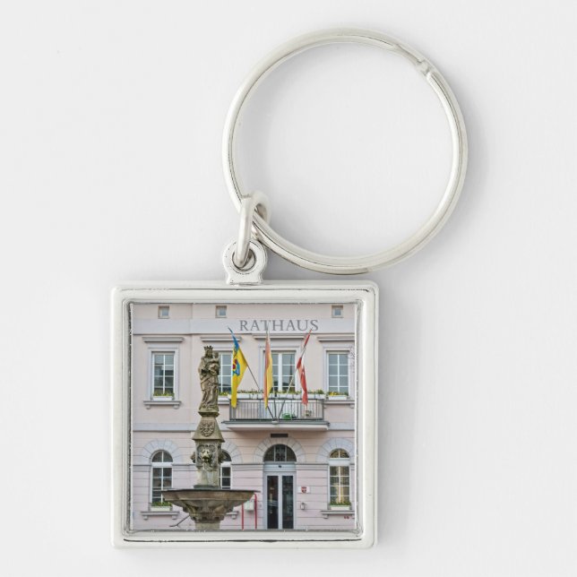 Town Hall in Remagen, Germany Keychain (Front)