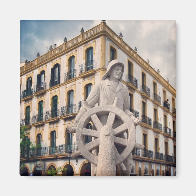 Town, Ibiza Magnet (Front)