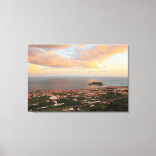Town in the Azores Canvas Print