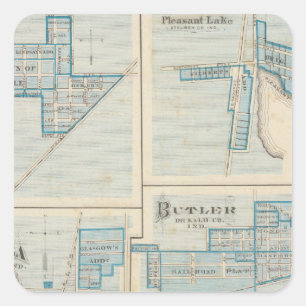 Town of Angola with Fremont Square Sticker