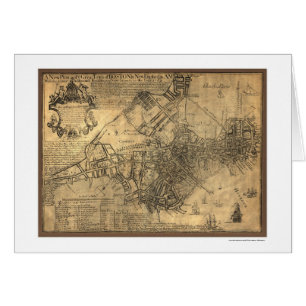 Town of Boston Map - 1769