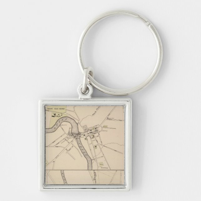 Town of Middlebury Keychain (Front)