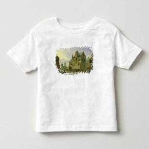 Town square with figures and peasants trading toddler t-shirt
