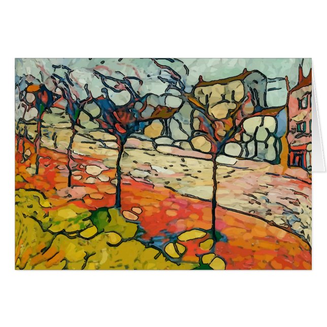 Town Street, Matisse Style (Front Horizontal)