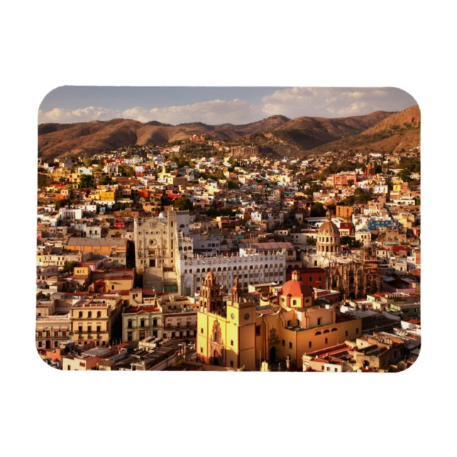 Town View From Above Magnet (Horizontal)