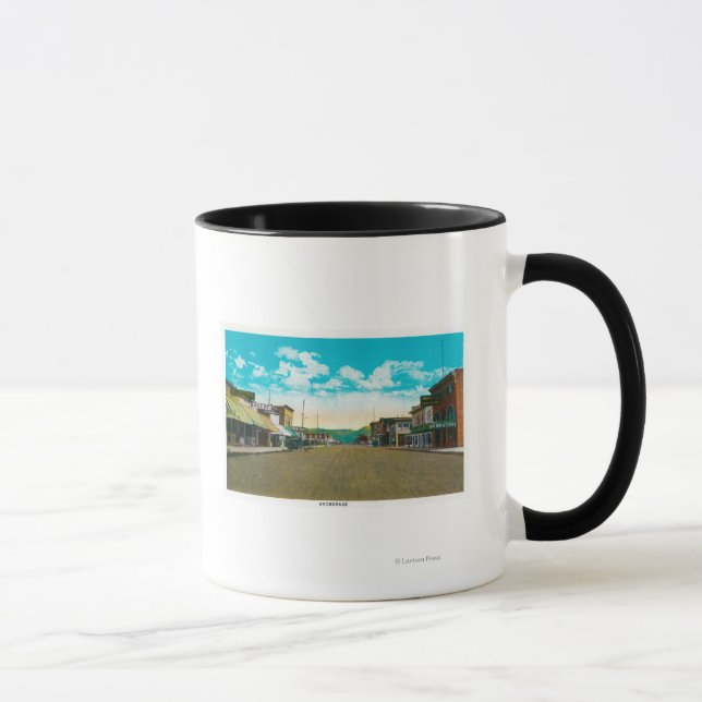 Town View of Anchorage, AlaskaAnchorage, AK Mug (Right)