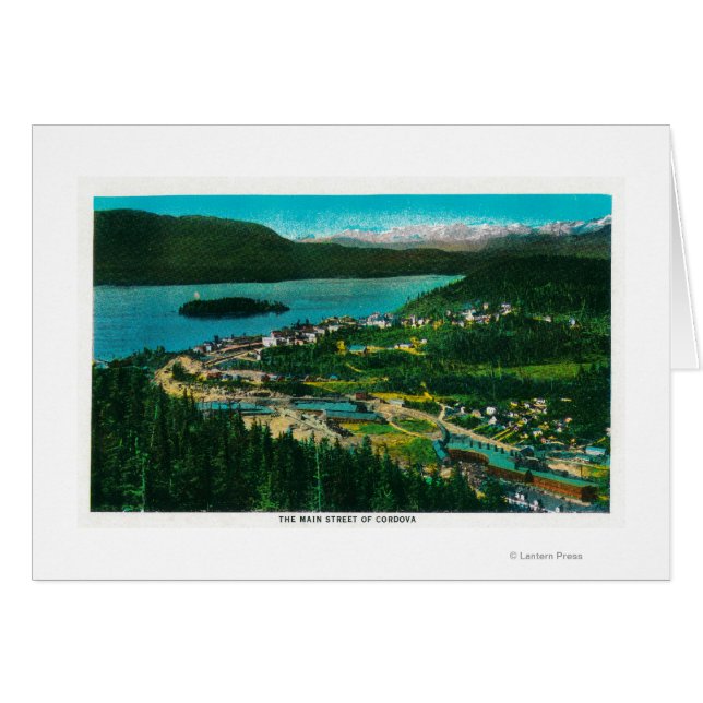 Town View of Cordova, AlaskaCordova, AK (Front Horizontal)