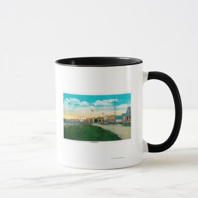 Town View of Fairbanks, AlaskaFairbanks, AK Mug (Right)