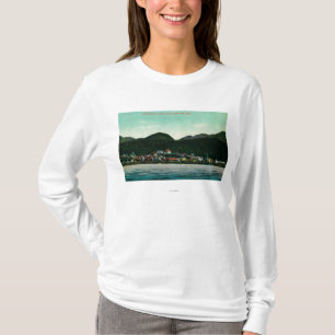Town View of Ketchikan, Alaska from Steamer T-Shirt