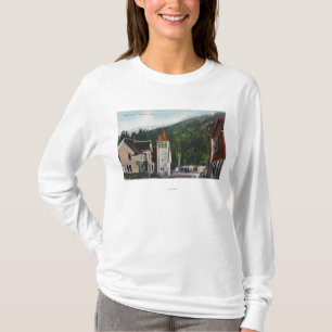Town View of Mission StreetKetchikan, AK T-Shirt