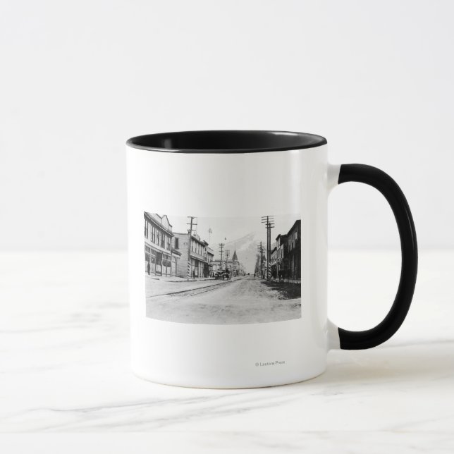 Town View of Skagway, Alaska Photograph Mug (Right)