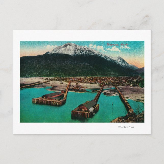Town View of Skagway, AlaskaSkagway, AK Postcard (Front)