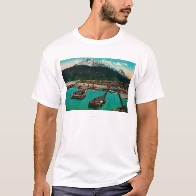 Town View of Skagway, AlaskaSkagway, AK T-Shirt (Front)
