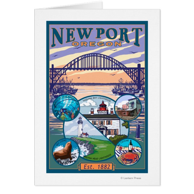 Town Views - Newport, Oregon (Front)
