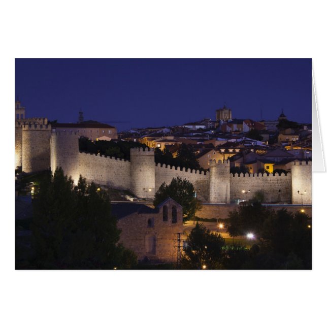 Town walls from Los Cuarto Postes, dusk (Front Horizontal)