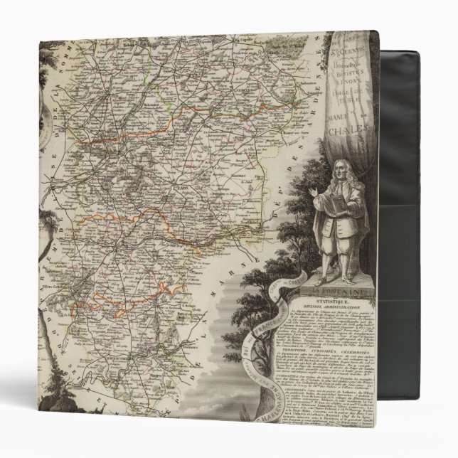 Towns and cities shown Colour along boundaries Binder (Front/Inside)