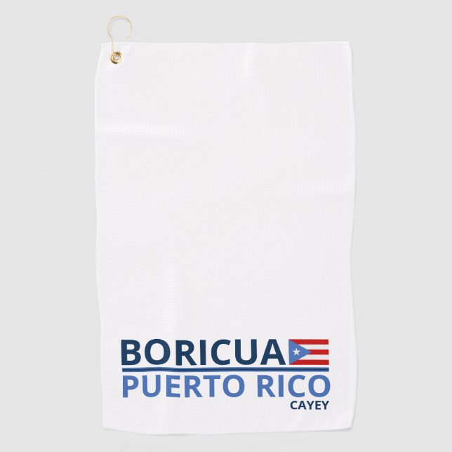 Towns of Puerto Rico Golf Towel (Front)