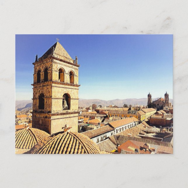 Townscape of Potosi, Bolivia Postcard (Front)