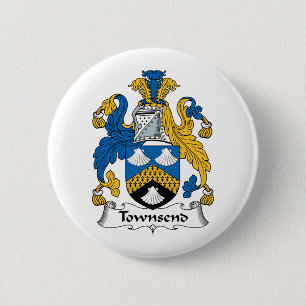Townsend Family Crest 2 Inch Round Button
