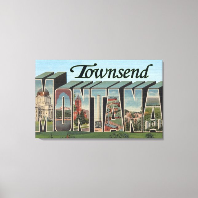Townsend, Montana Canvas Print (Front)