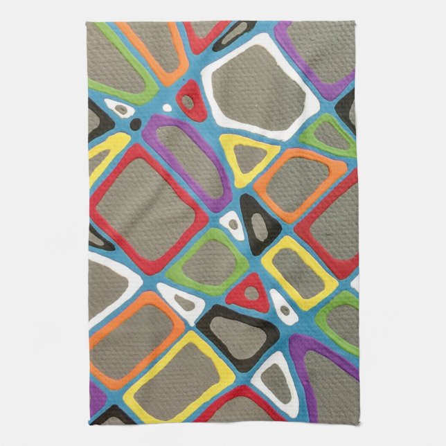 Township gris Serviette de cuisine (Vertical)