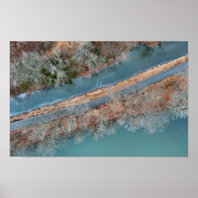 Towpath Park Schuylkill River PA Poster (Front)