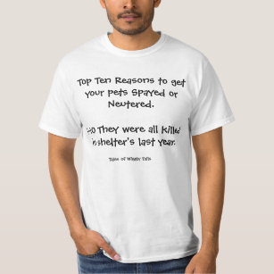 TOWT - Top 10 Reasons T-Shirt