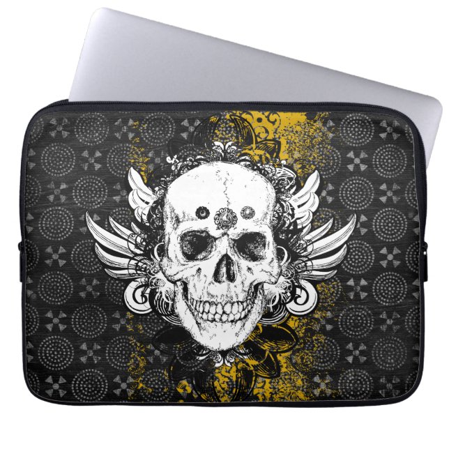 Toxic Bones Laptop Sleeve (Front)