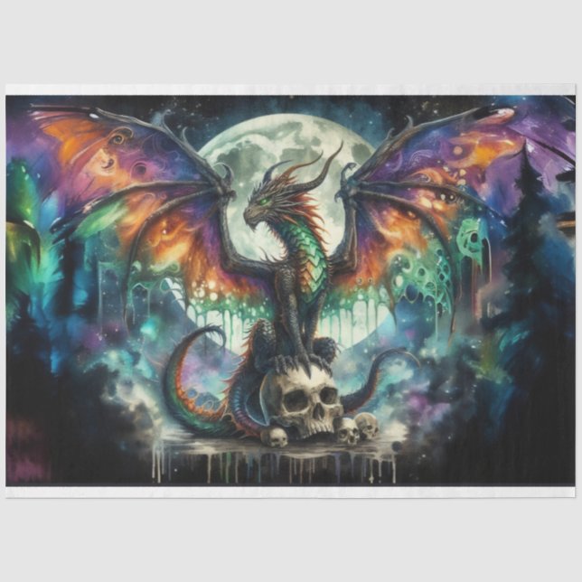 Toxic Dragon Tissue Paper (Front)
