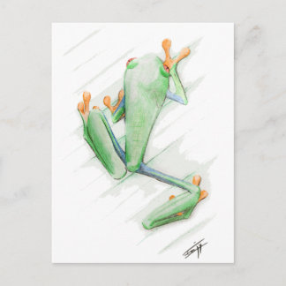 Toxic Frog Postcard