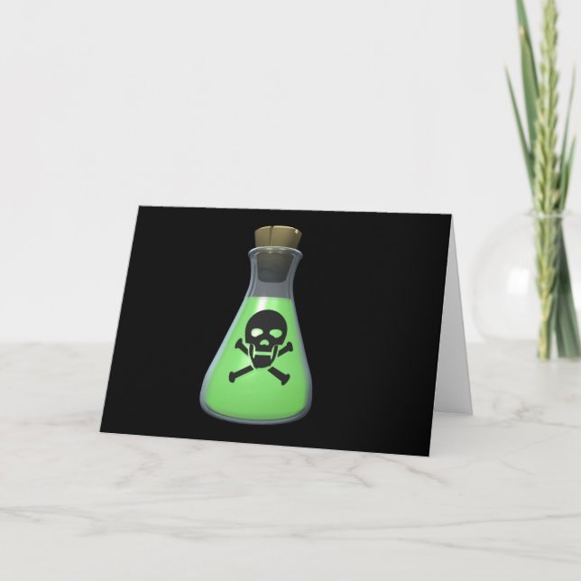 Toxic Green Potion Card (Front)