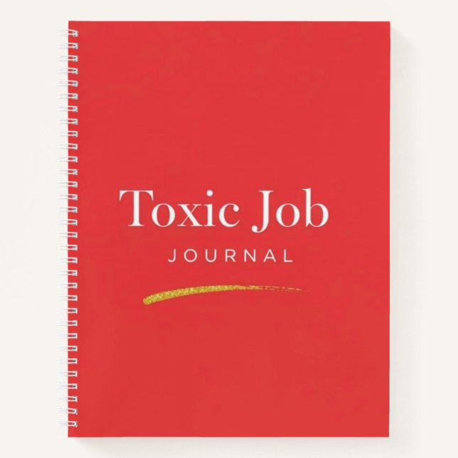 Toxic Job Journal  (Front)